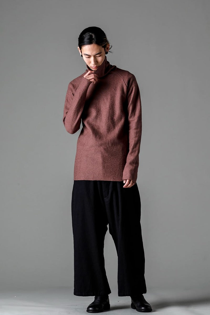 Pile Bottle Neck L/S Ch/Brown