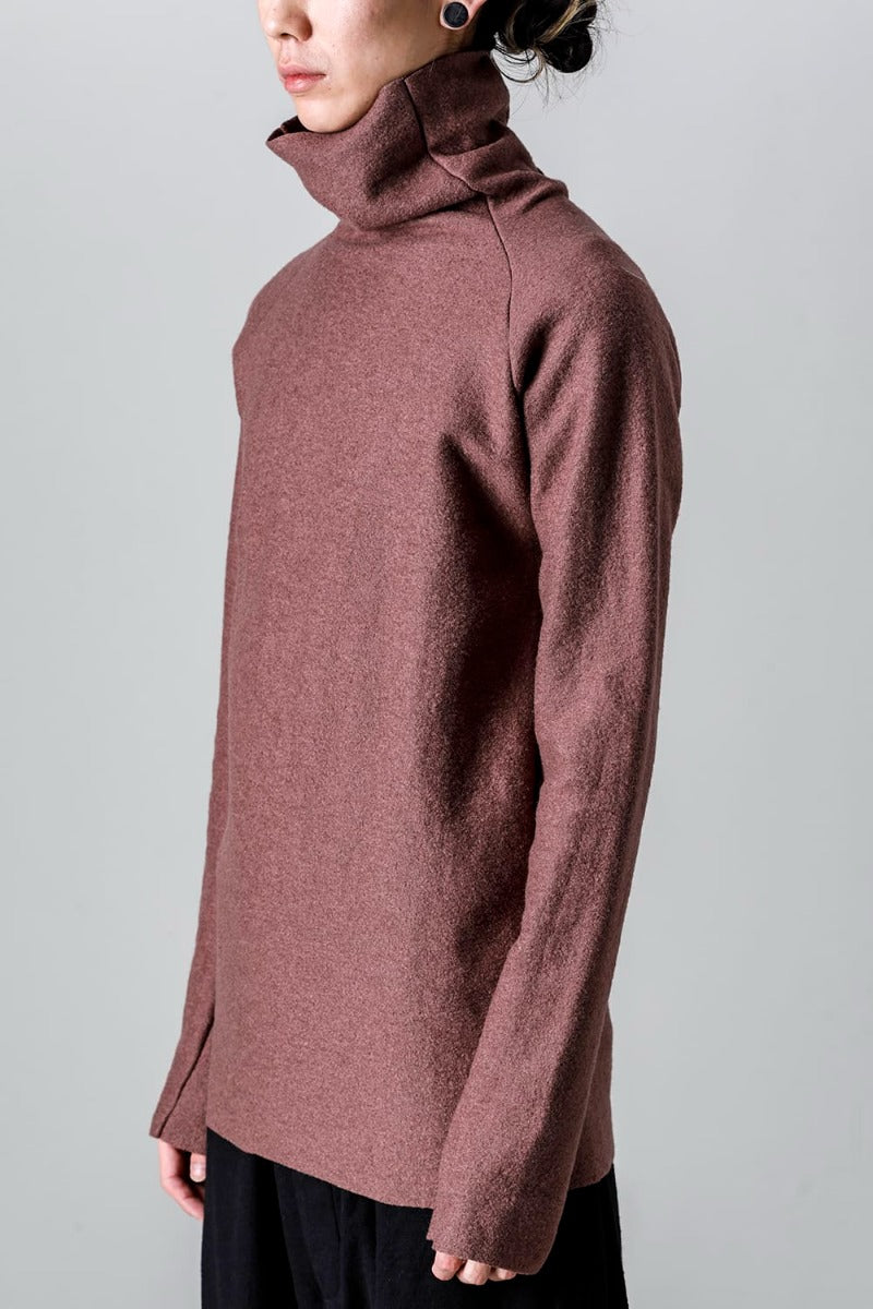 Pile Bottle Neck L/S Ch/Brown