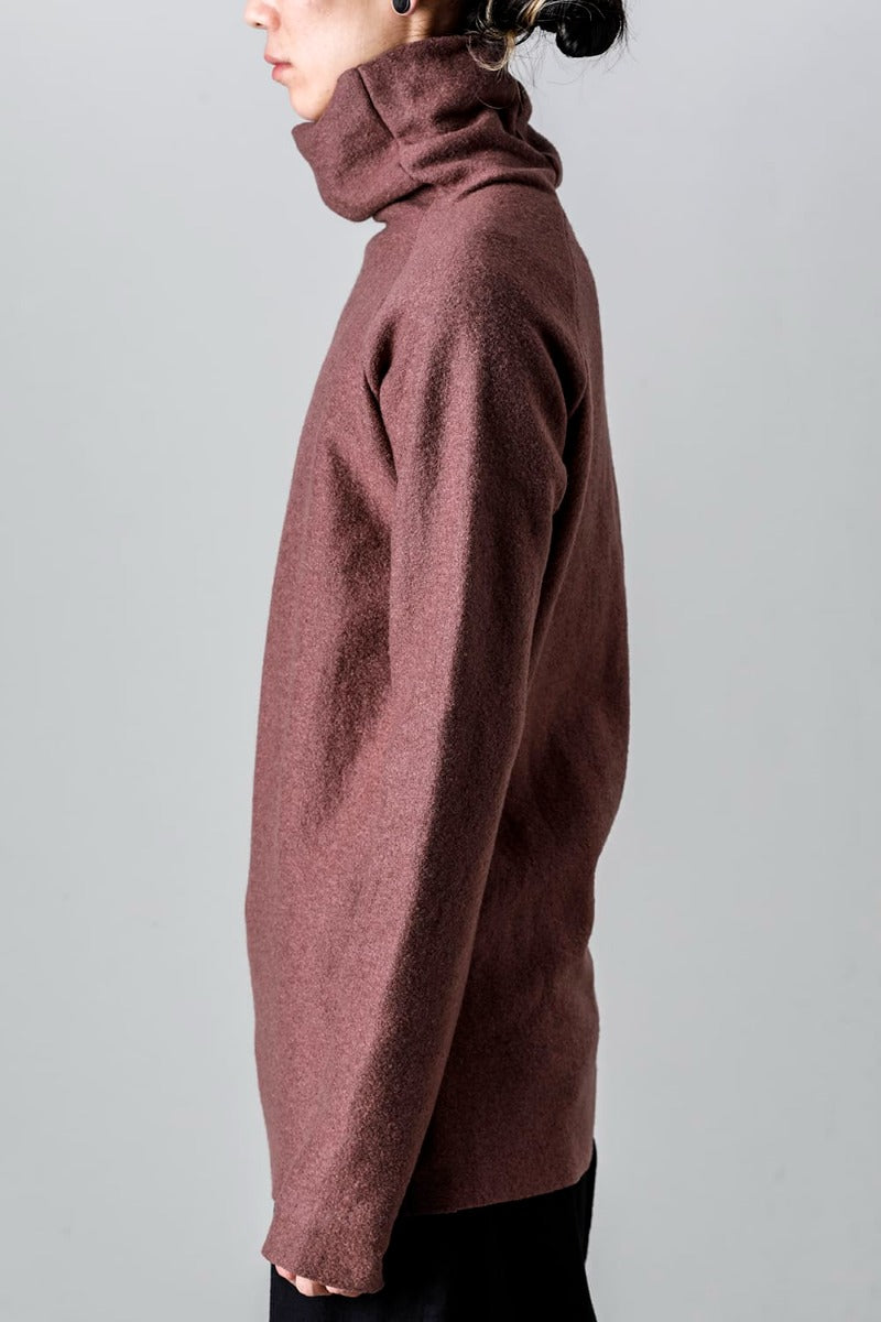 Pile Bottle Neck L/S Ch/Brown