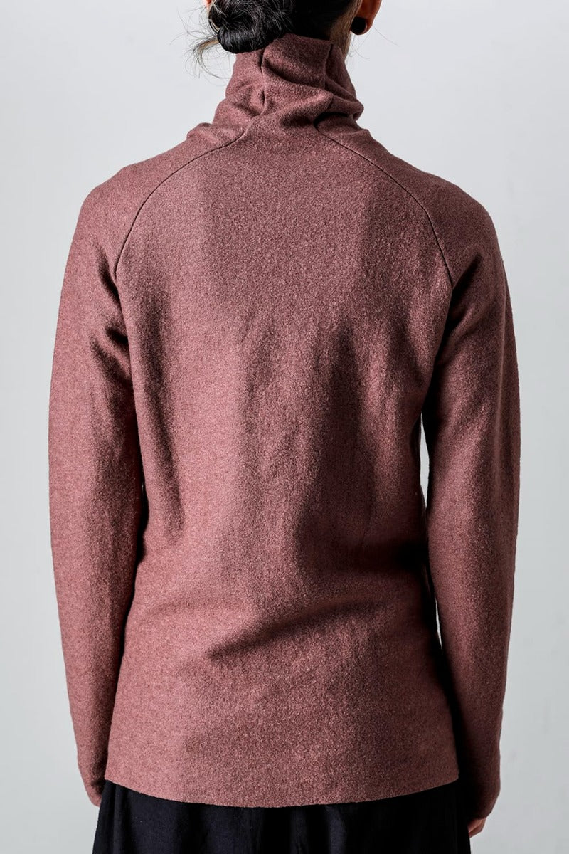 Pile Bottle Neck L/S Ch/Brown