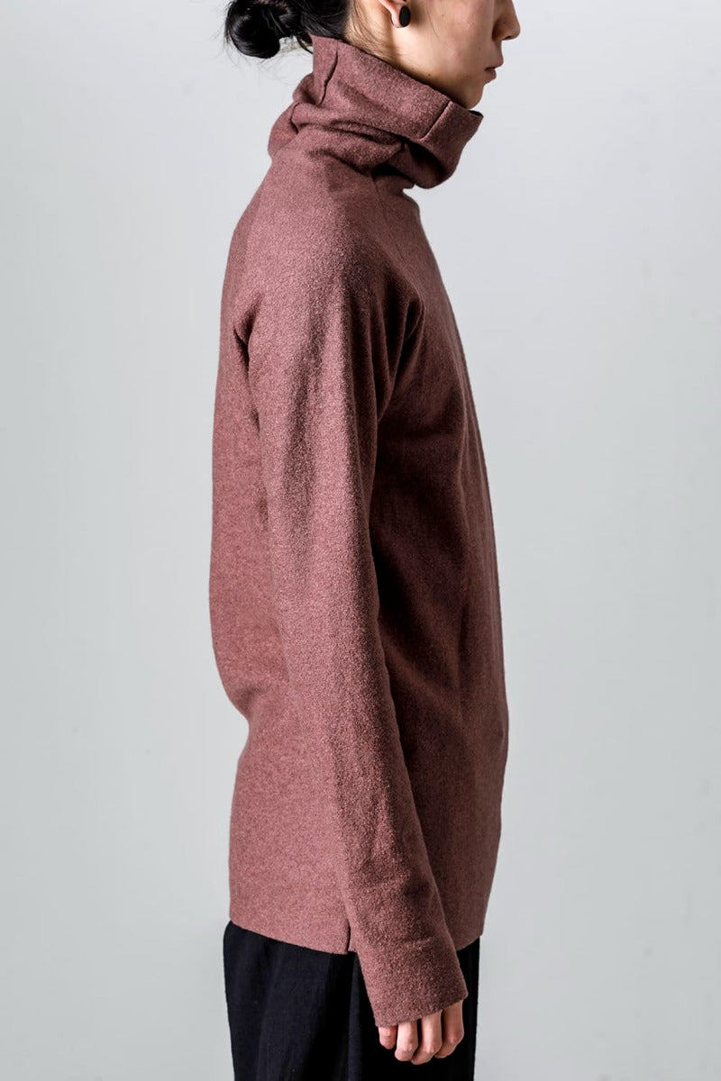 Pile Bottle Neck L/S Ch/Brown