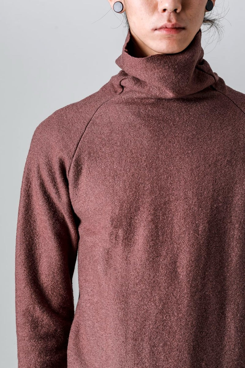 Pile Bottle Neck L/S Ch/Brown