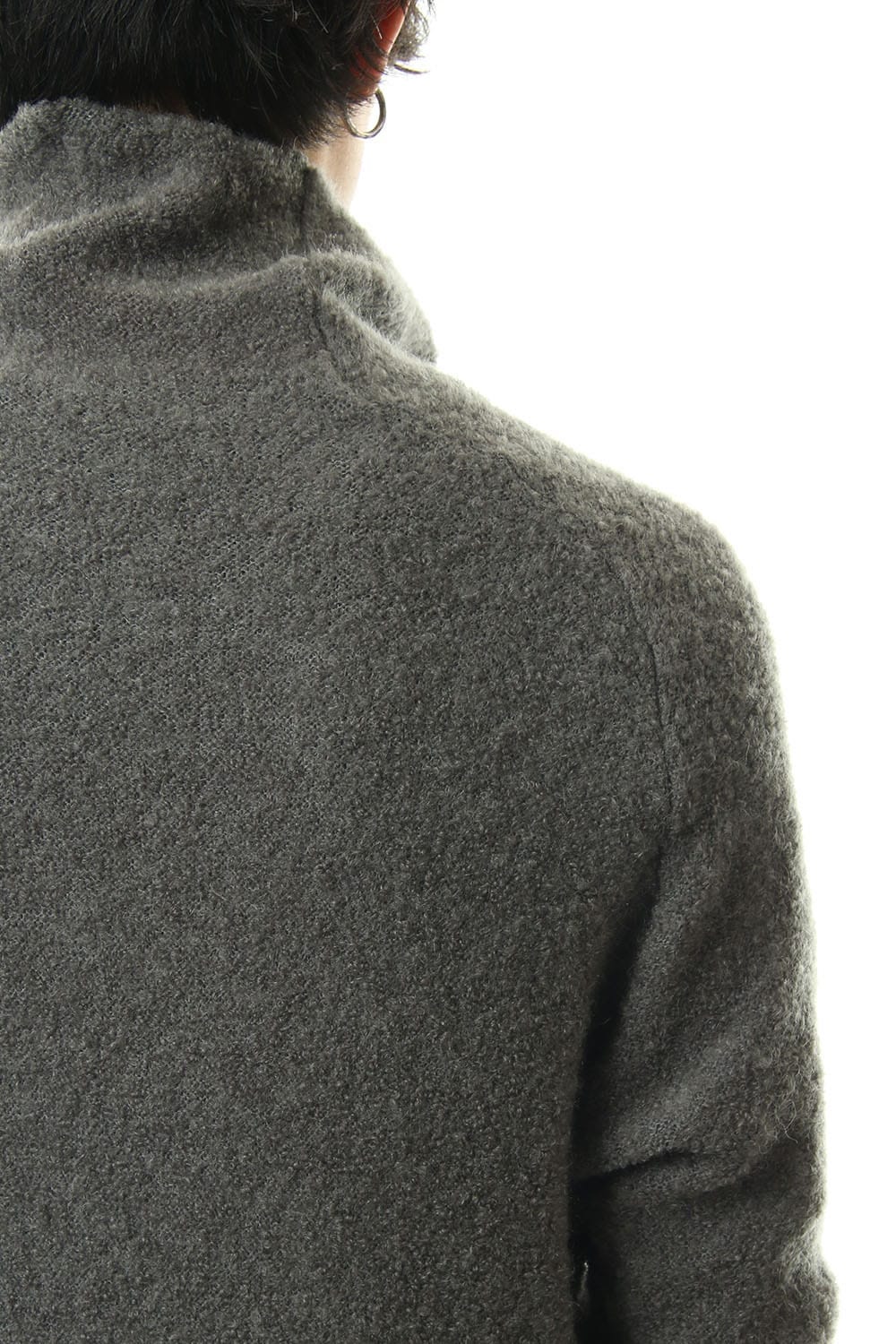 Pile Bottle Neck L/S Knit Khaki