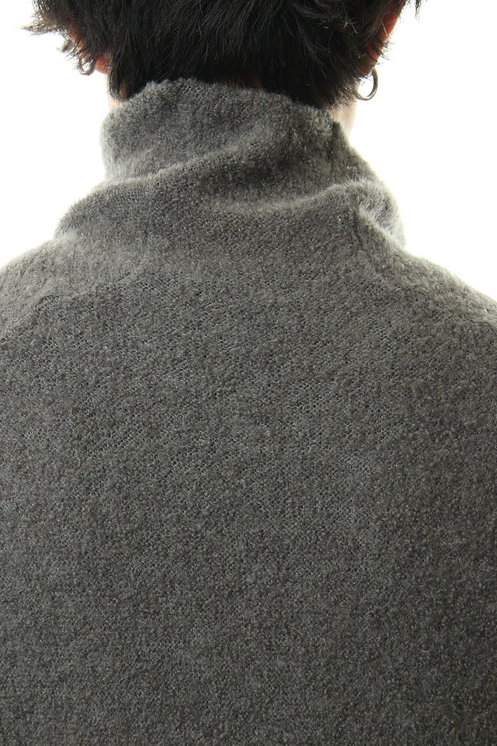 Pile Bottle Neck L/S Knit Khaki