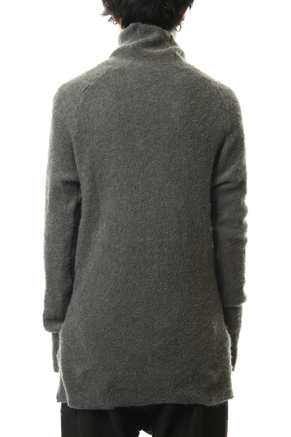 Pile Bottle Neck L/S Knit Khaki