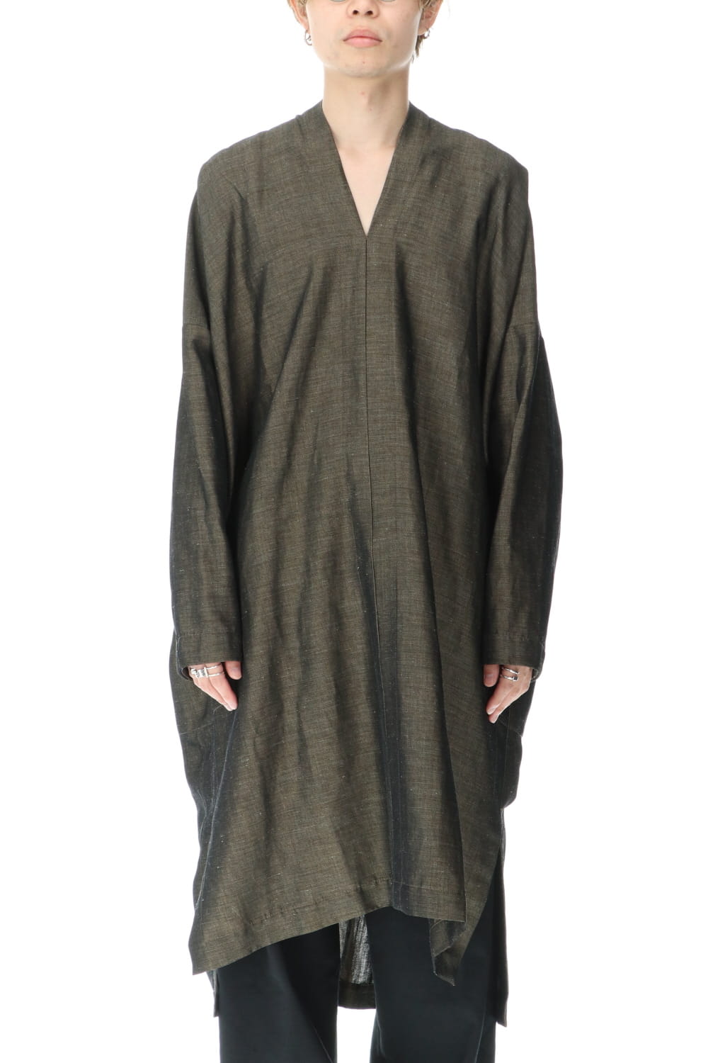 Tunic Gold Wool linen Twill