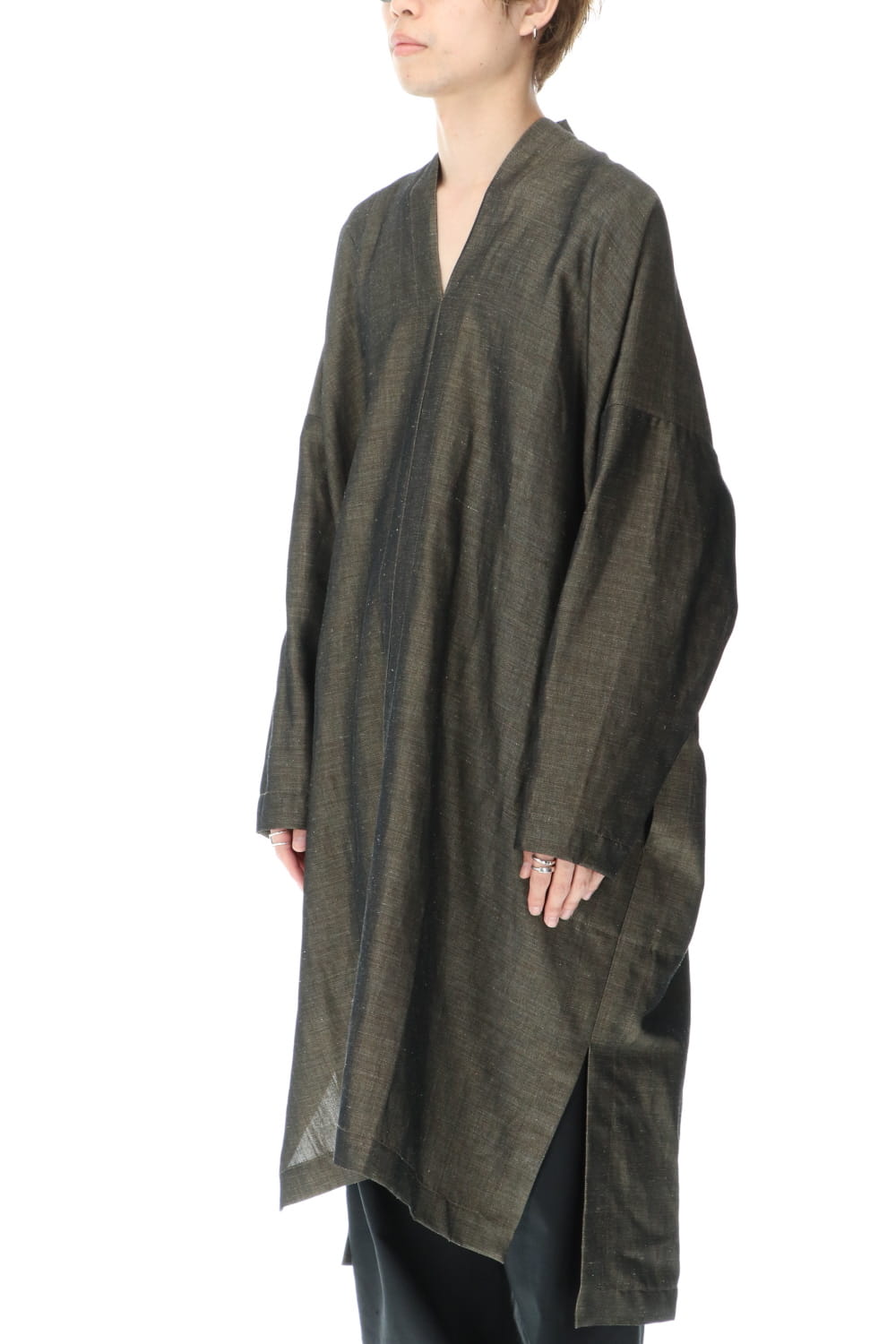 Tunic Gold Wool linen Twill