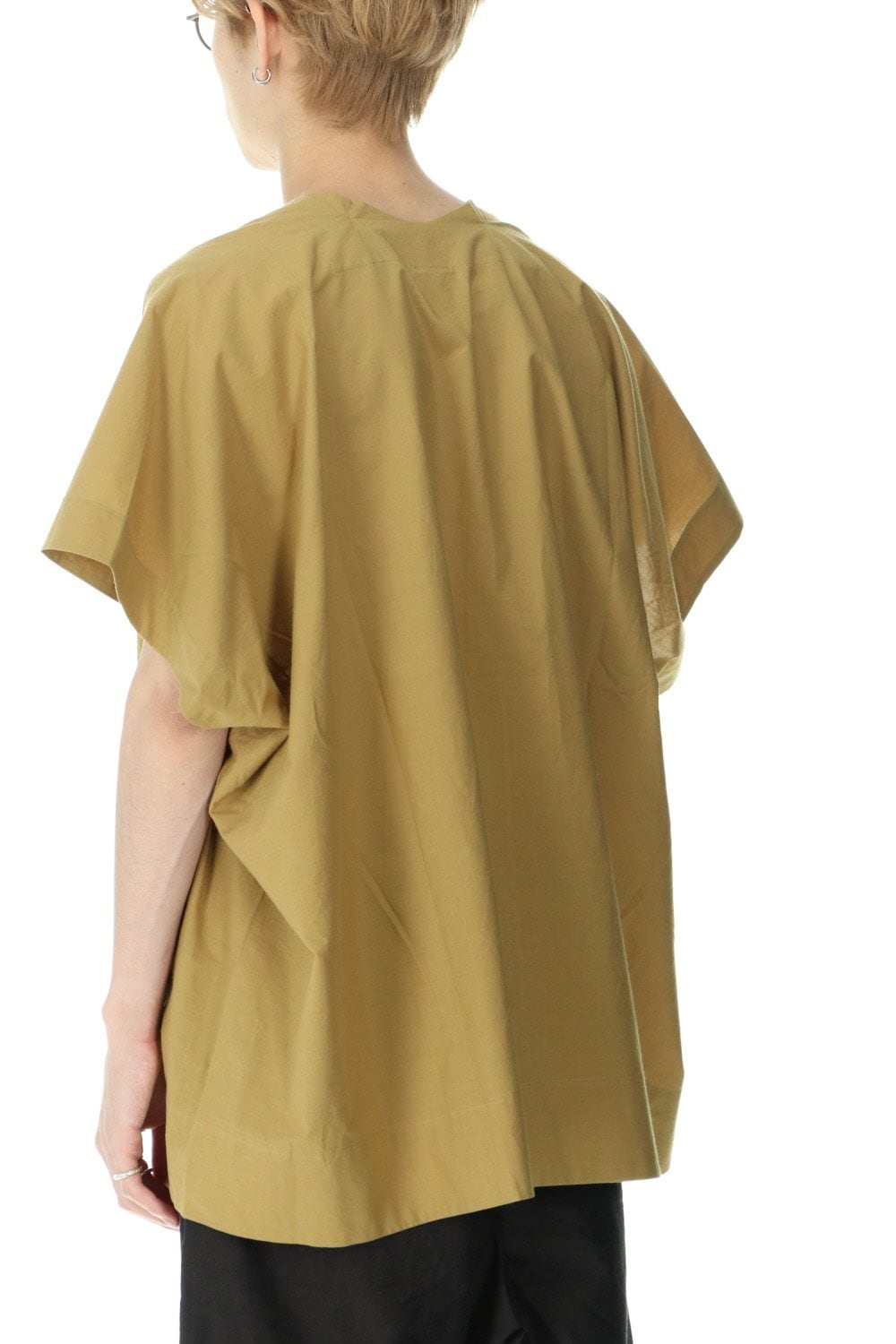 TUNIC#27 MUSTARD SOFT COTTON SHIRTING