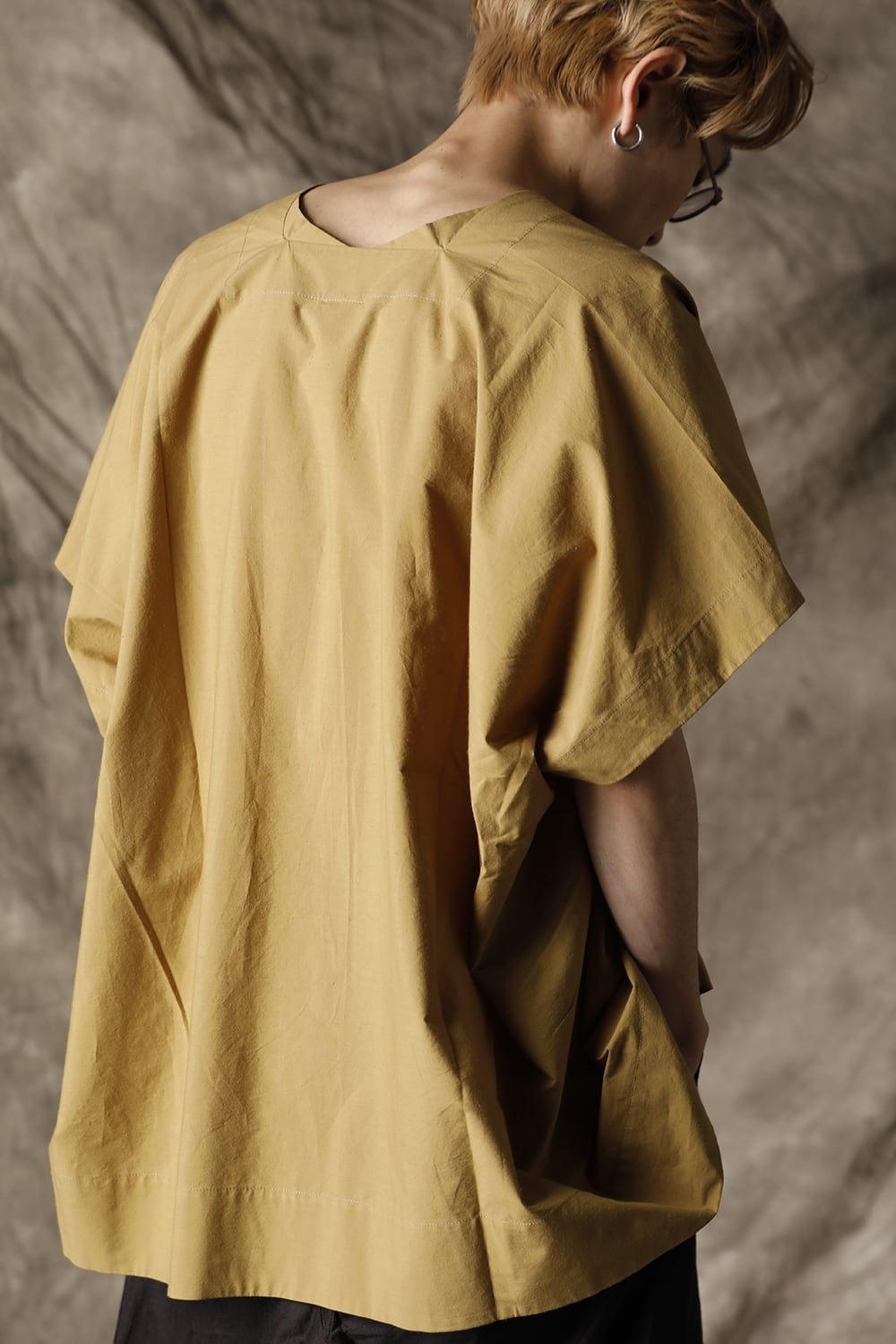 TUNIC#27 MUSTARD SOFT COTTON SHIRTING