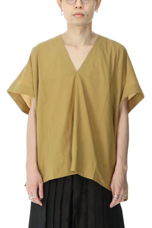 TUNIC#27 MUSTARD SOFT COTTON SHIRTING