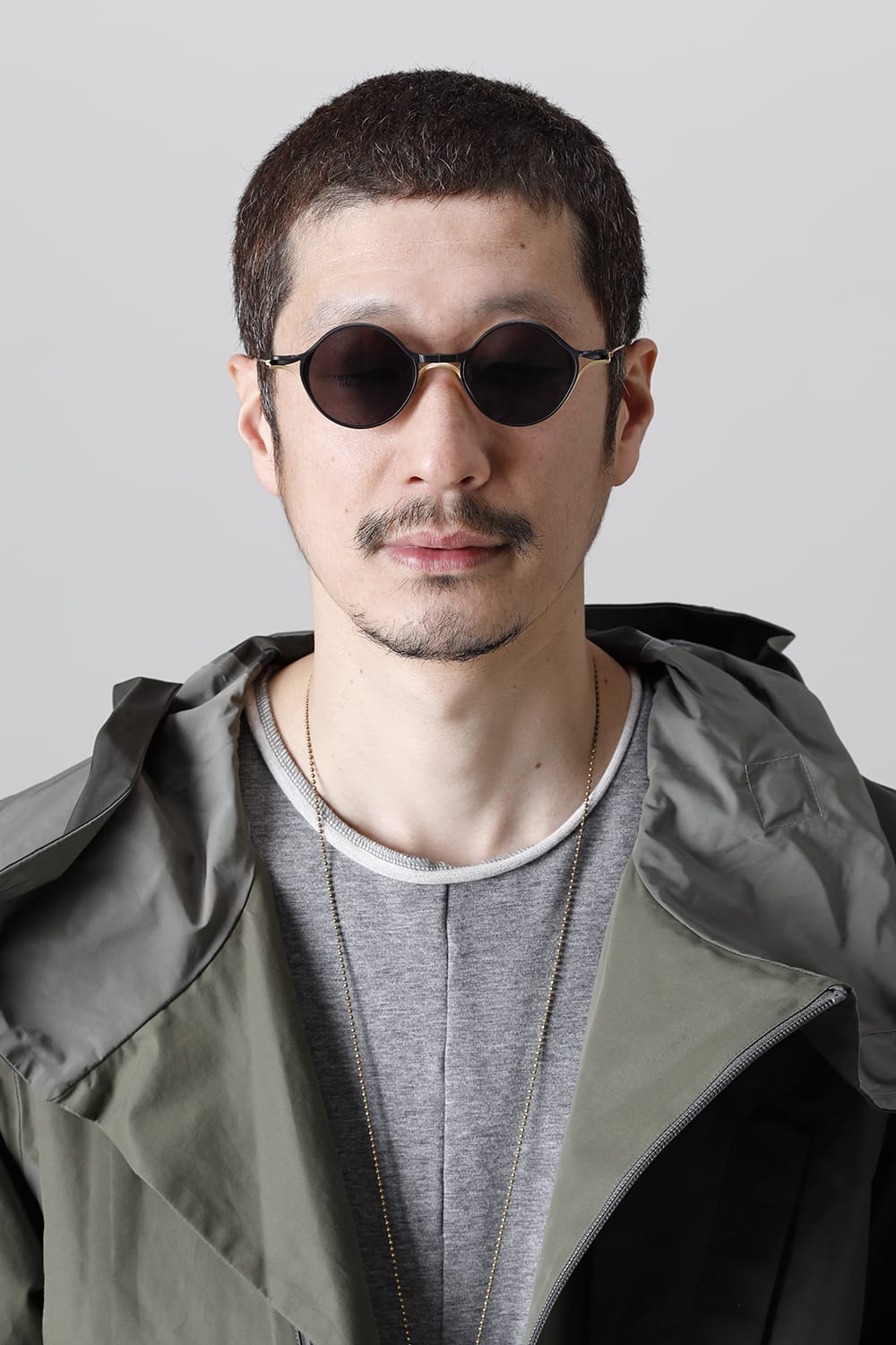 RIGARDS 10th Anniversary collaboration sunglasses GOLD+BLACK / BLACK
