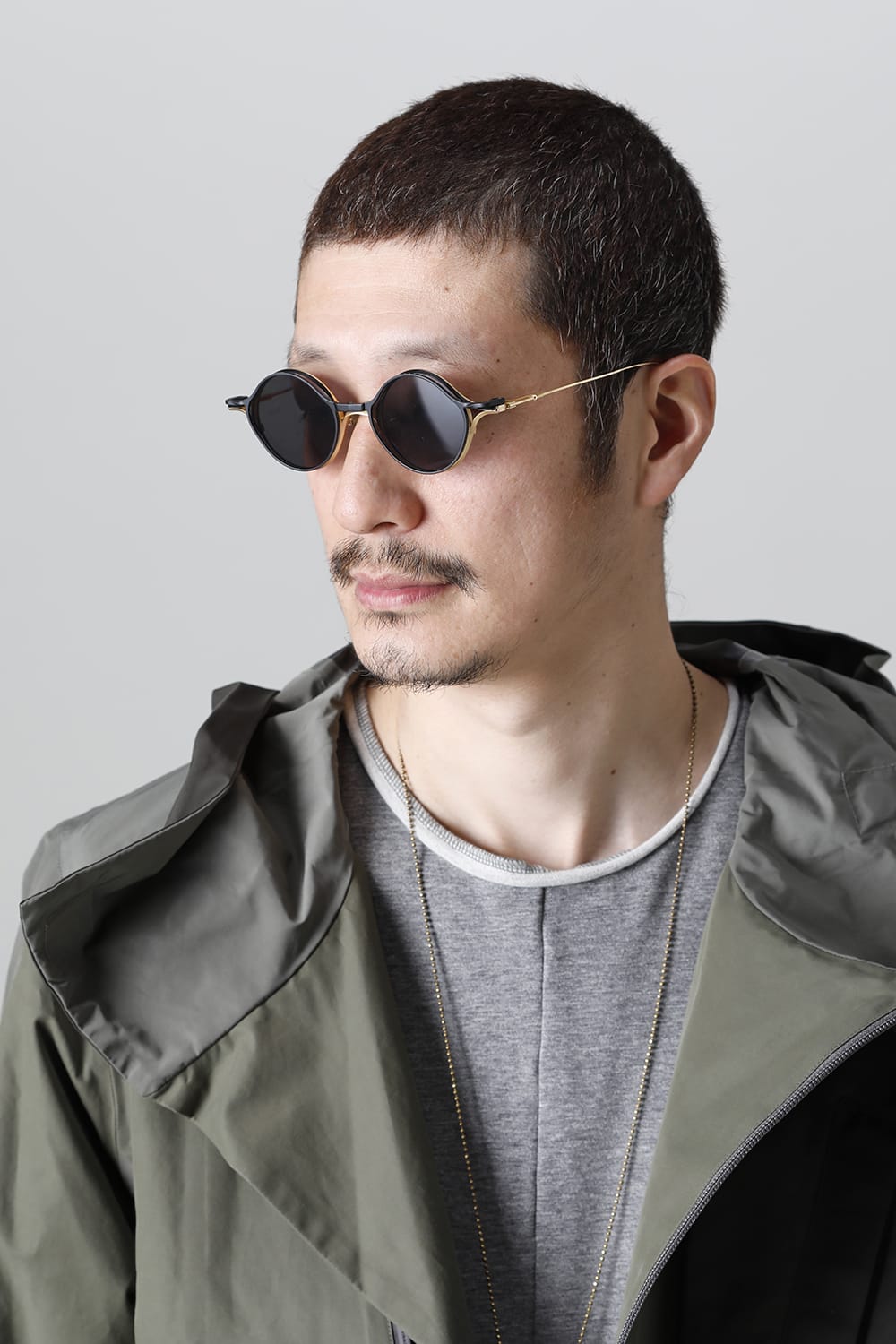 RIGARDS 10th Anniversary collaboration sunglasses GOLD+BLACK / BLACK