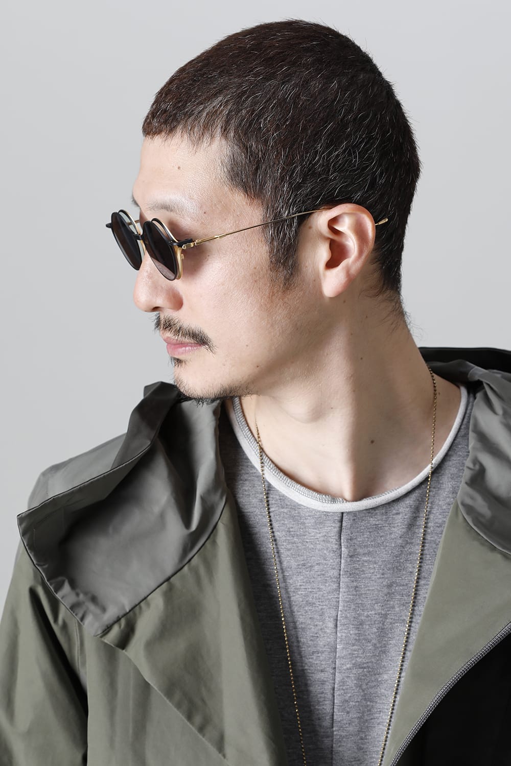 RIGARDS 10th Anniversary collaboration sunglasses GOLD+BLACK / BLACK