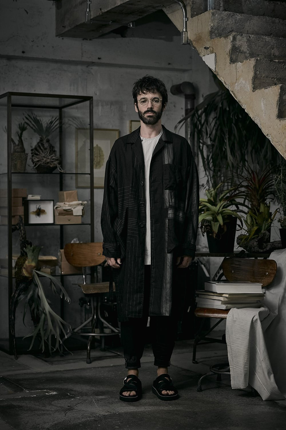 RIGARDS collaboration sunglasses - Matte Gray / Black