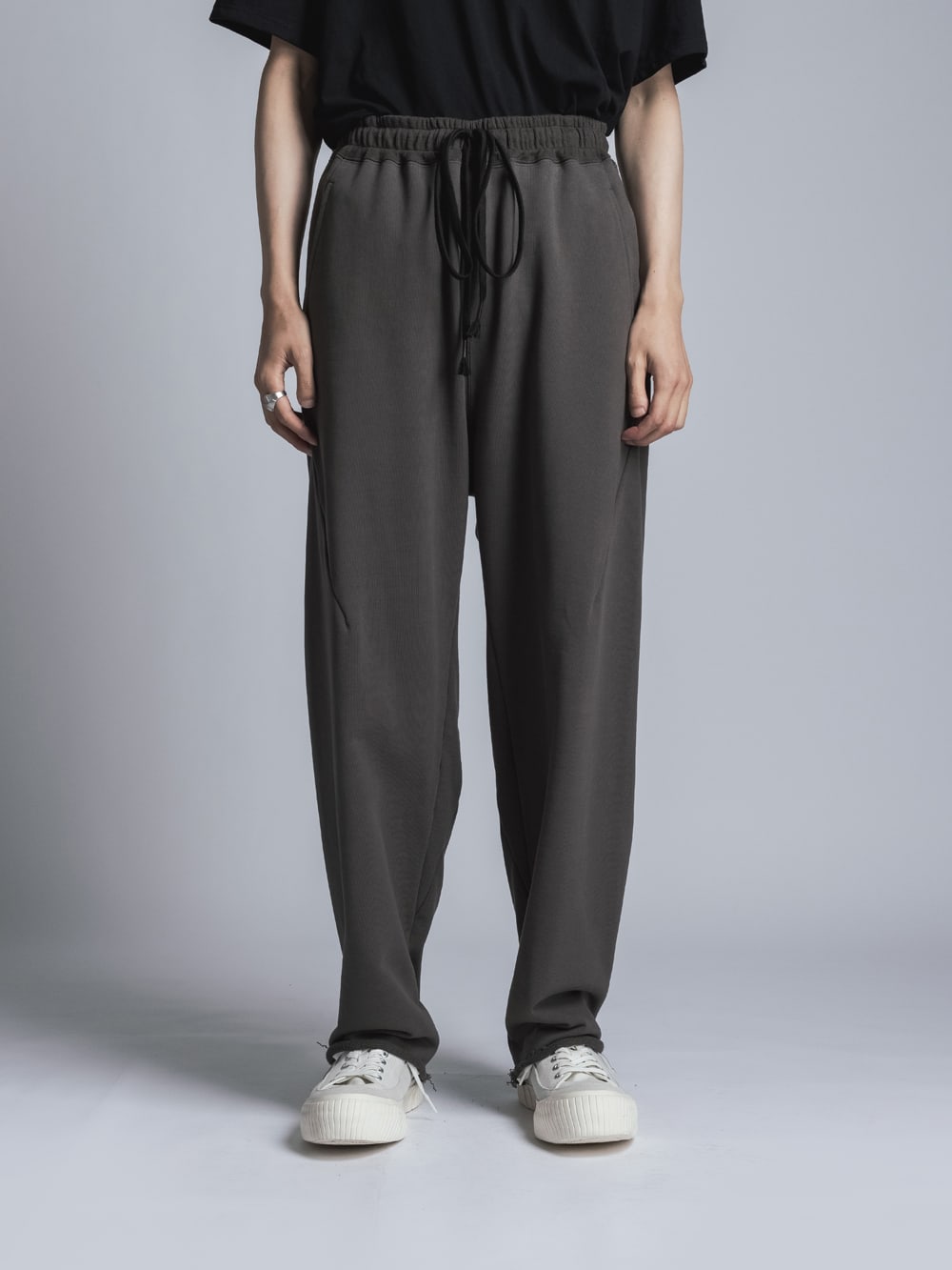 Sweat Wide Pants  Dark Gray