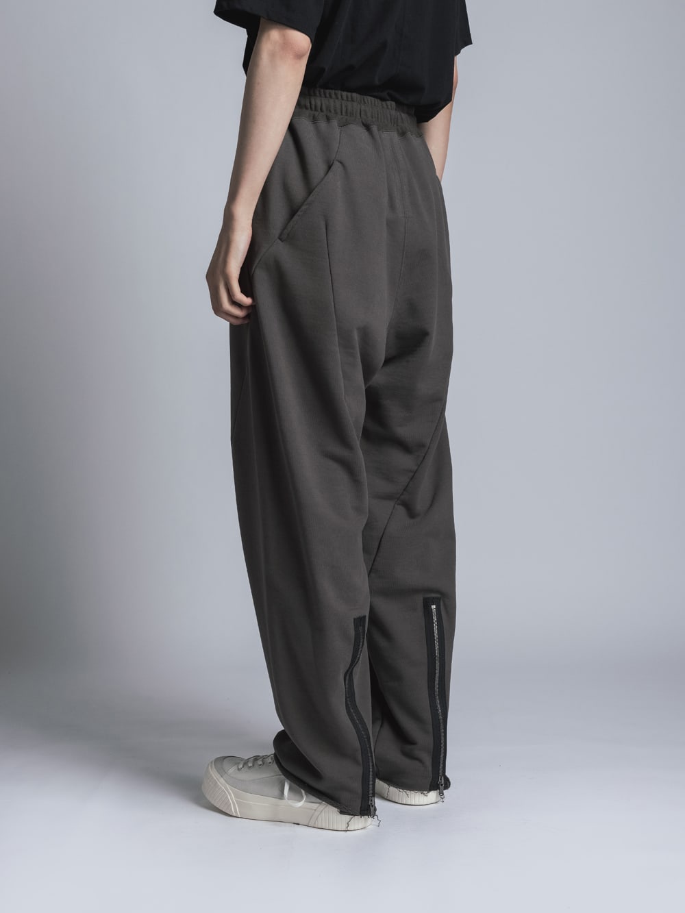 Sweat Wide Pants  Dark Gray