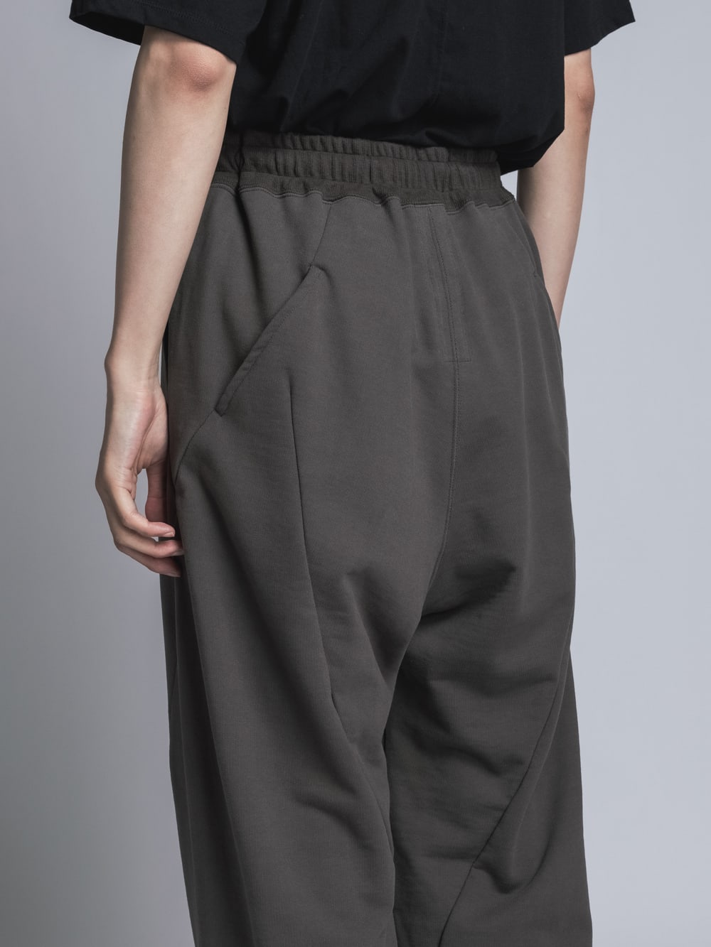 Sweat Wide Pants  Dark Gray