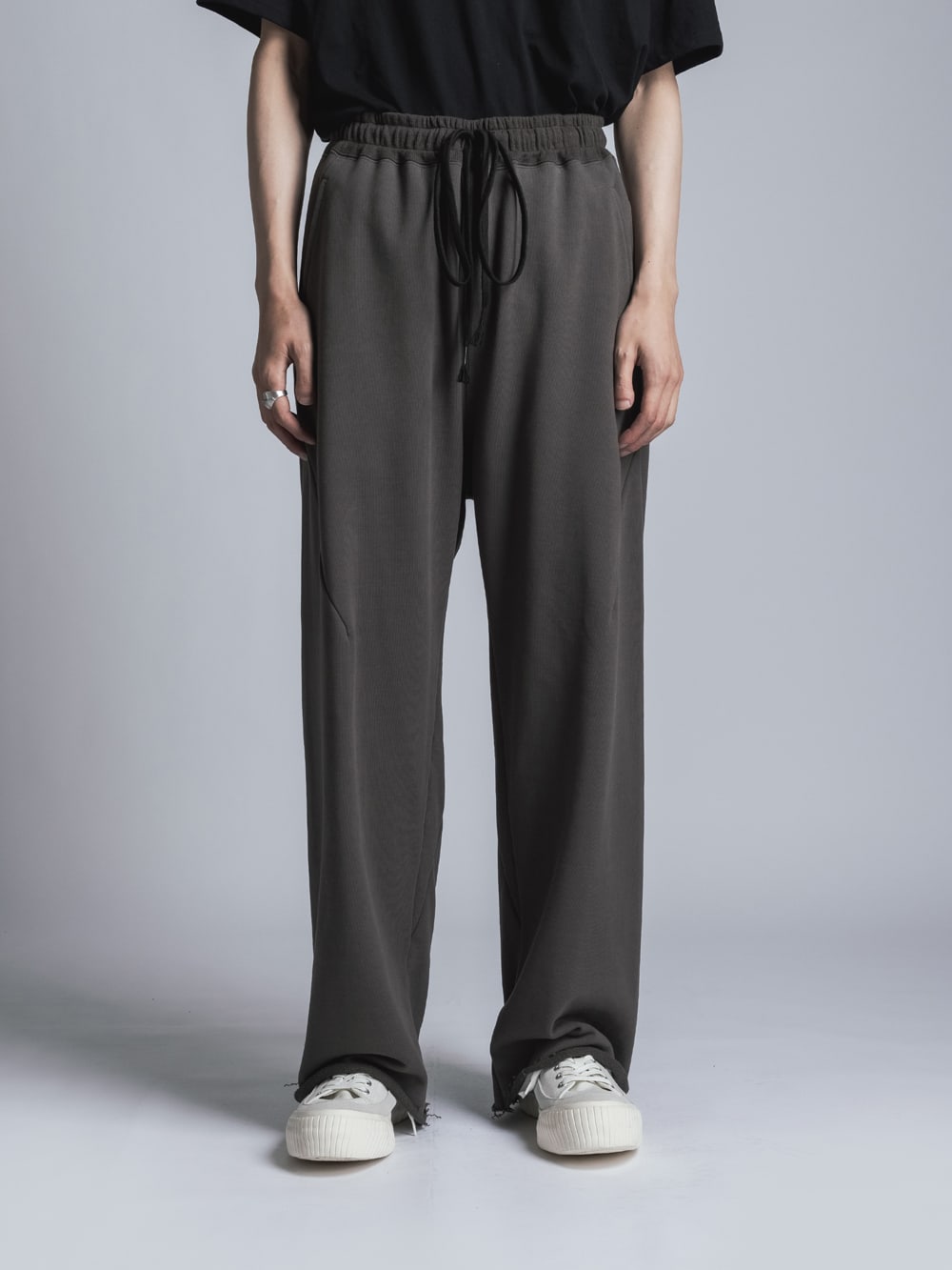 Sweat Wide Pants  Dark Gray