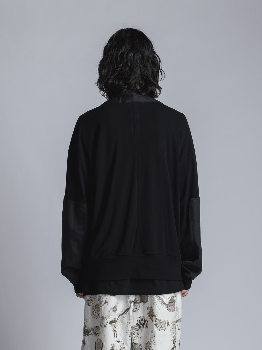 梨地スムース ボンバージャケット