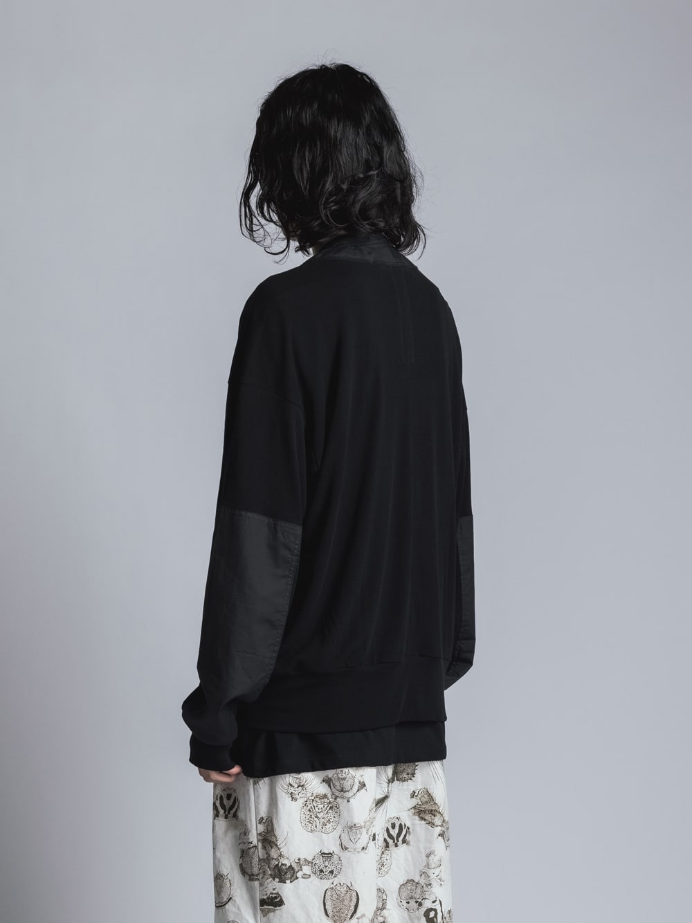 梨地スムース ボンバージャケット