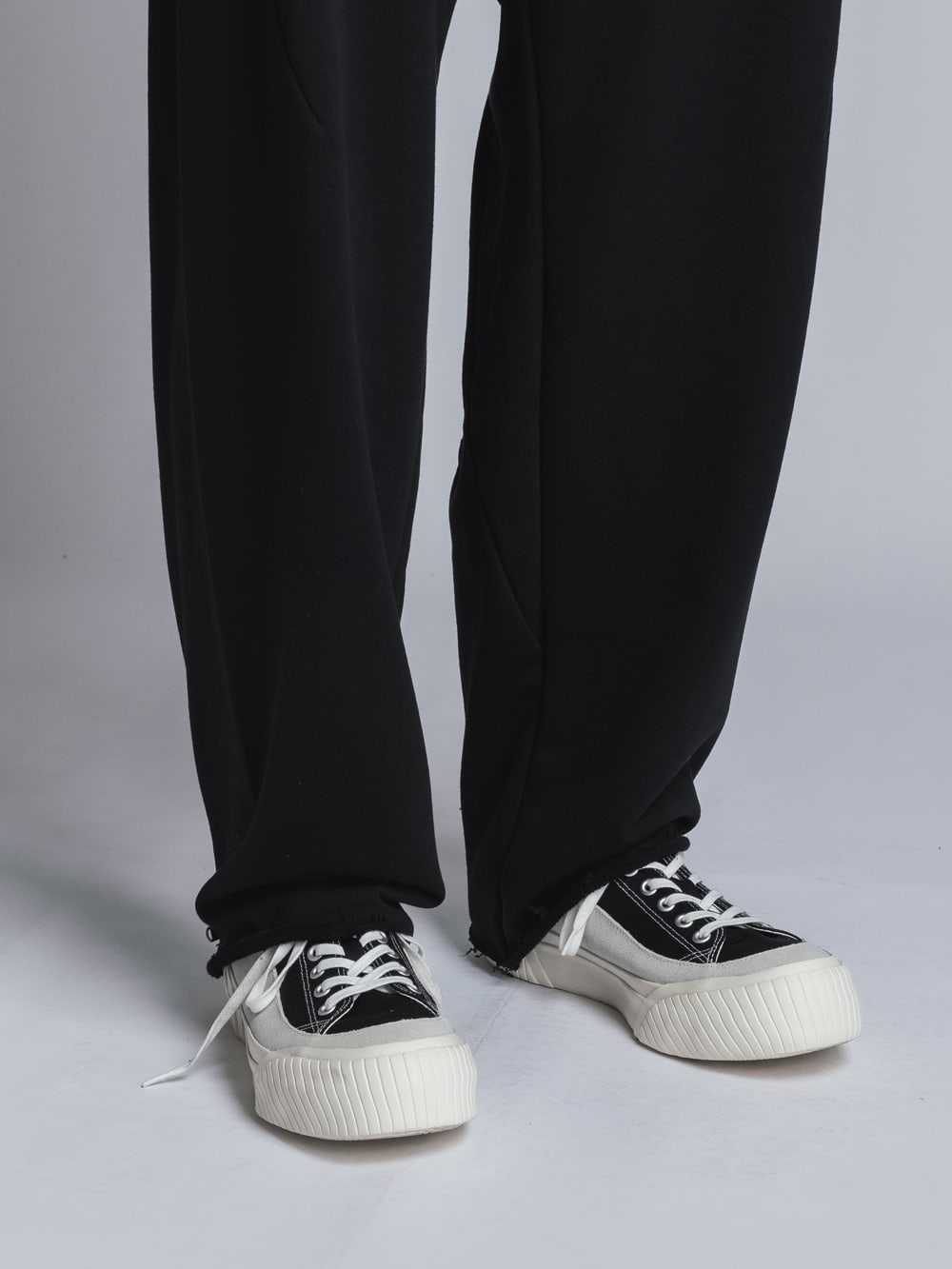 Sweat Wide Pants  Black