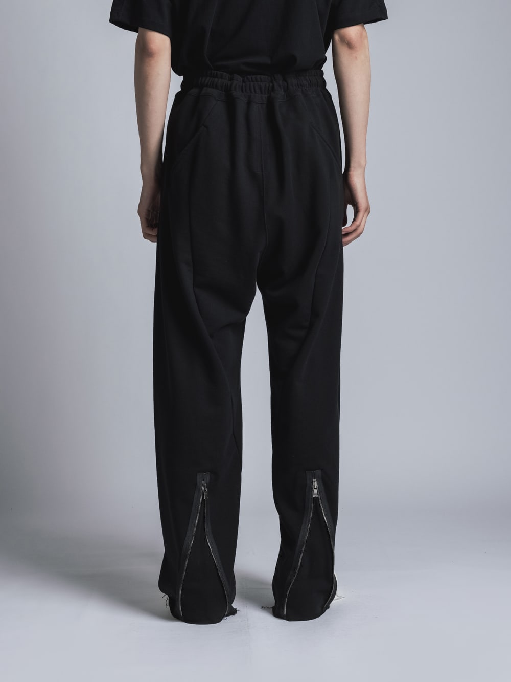 Sweat Wide Pants  Black