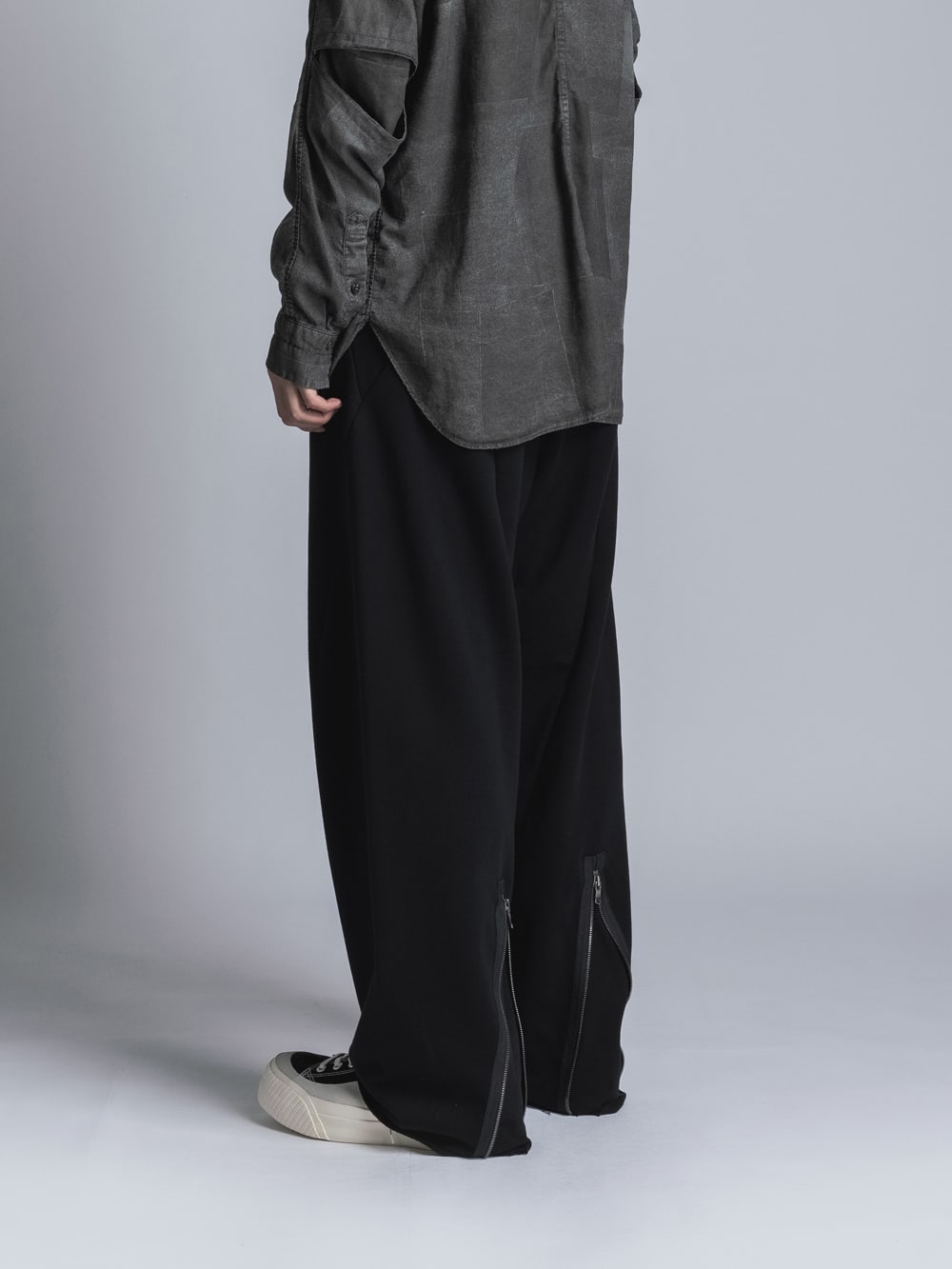 Sweat Wide Pants  Black