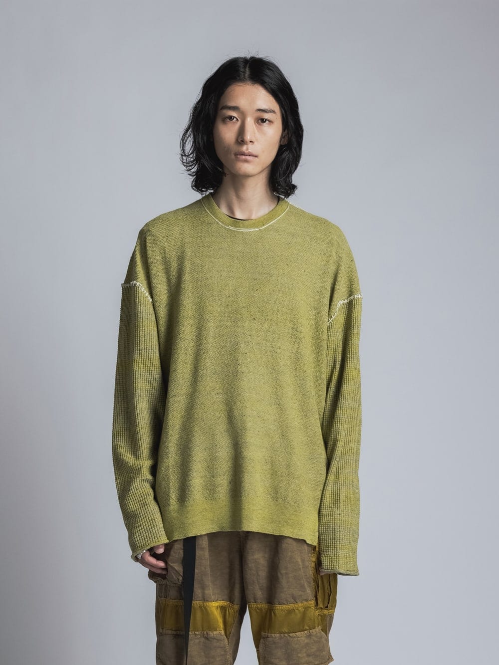 High Gauge Knit Yellow Mix