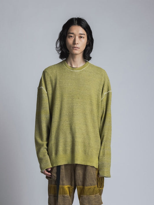 High Gauge Knit Yellow Mix