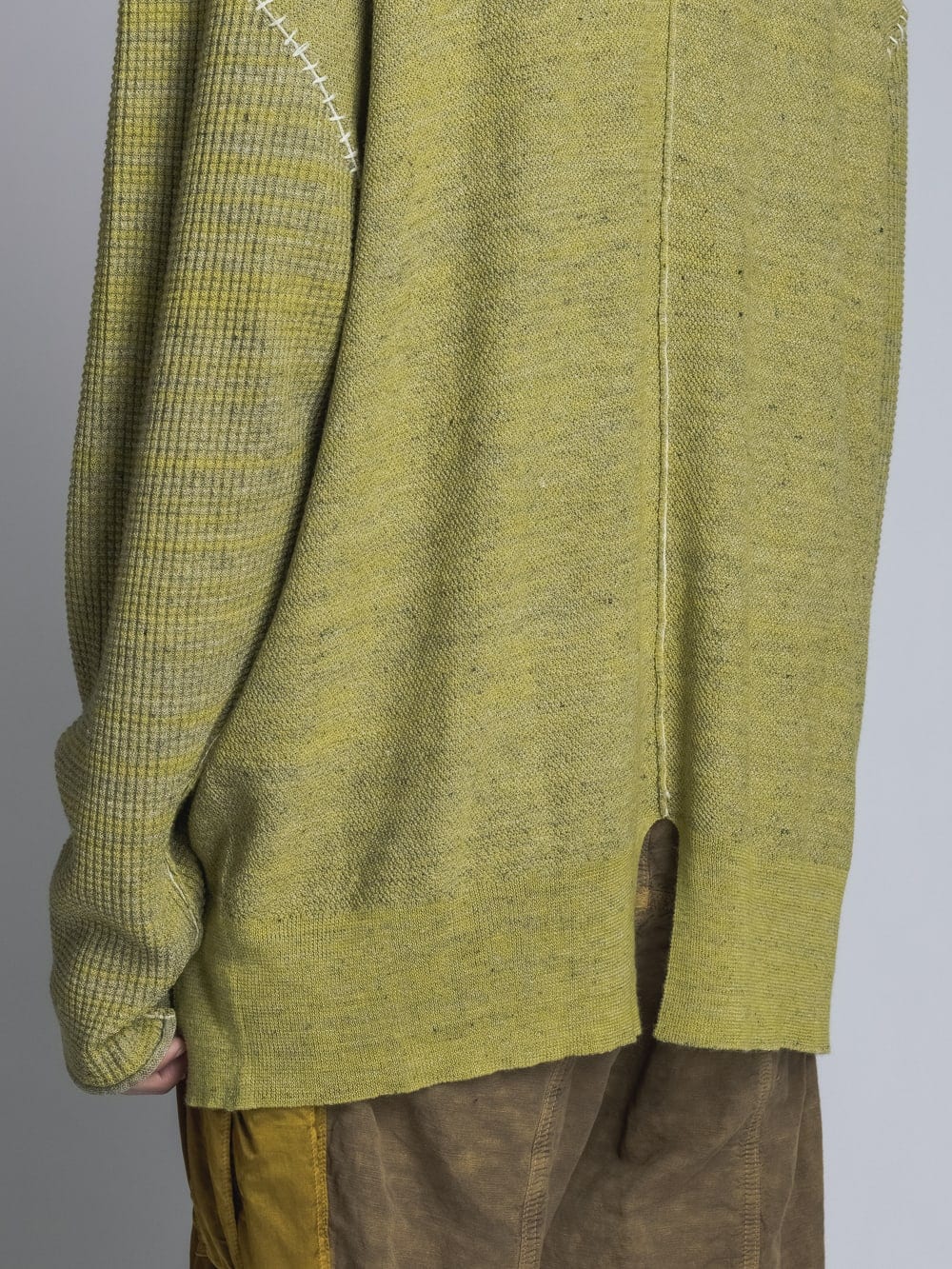 High Gauge Knit Yellow Mix