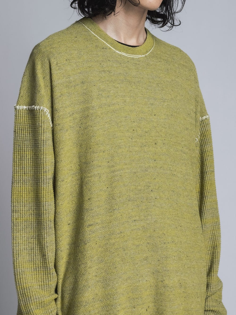 High Gauge Knit Yellow Mix