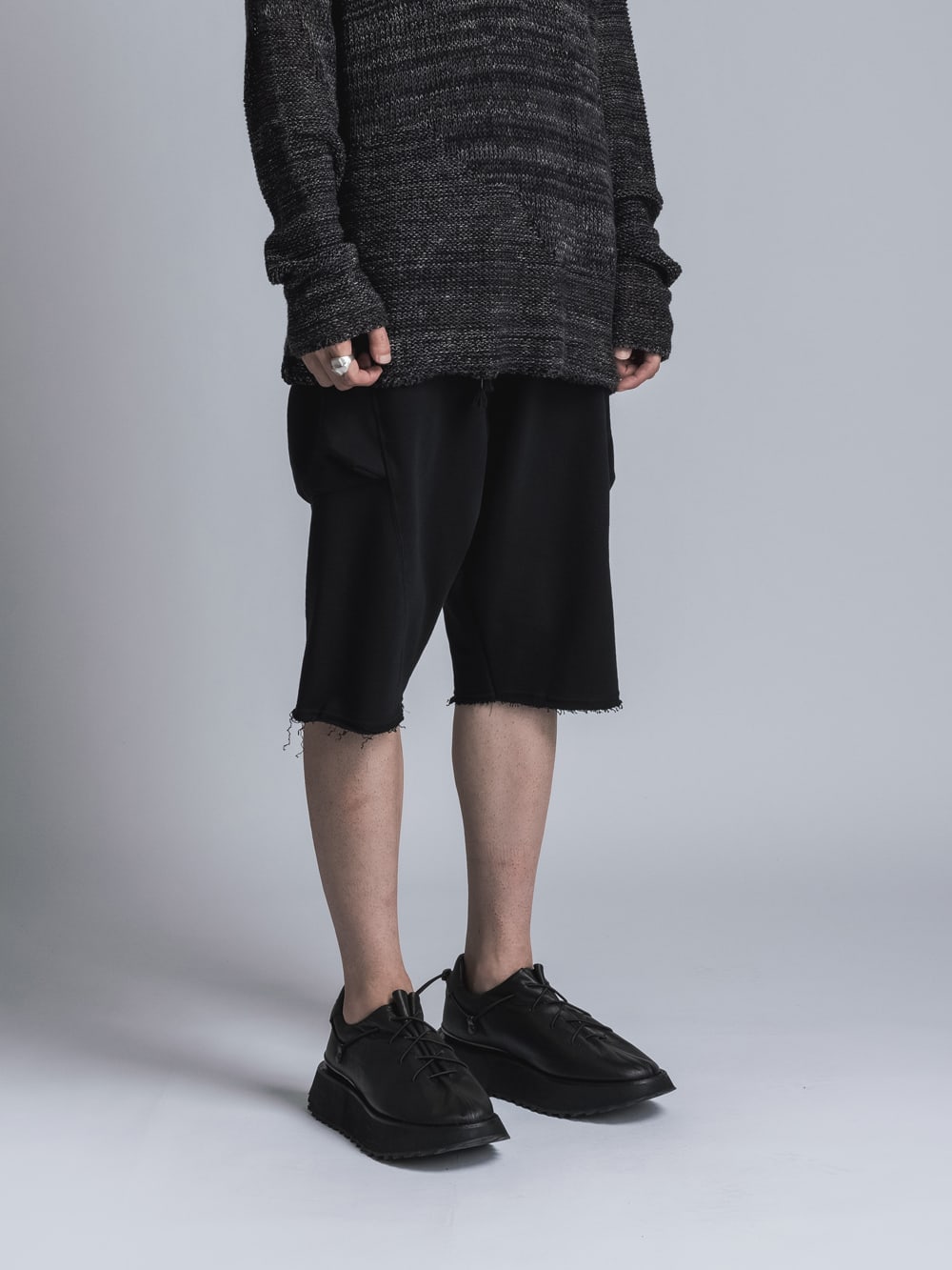 Sweat Short Pants  Black