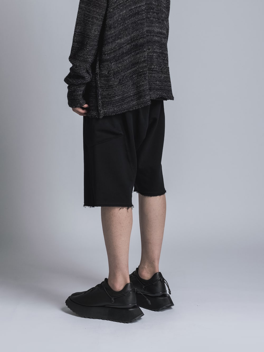 Sweat Short Pants  Black