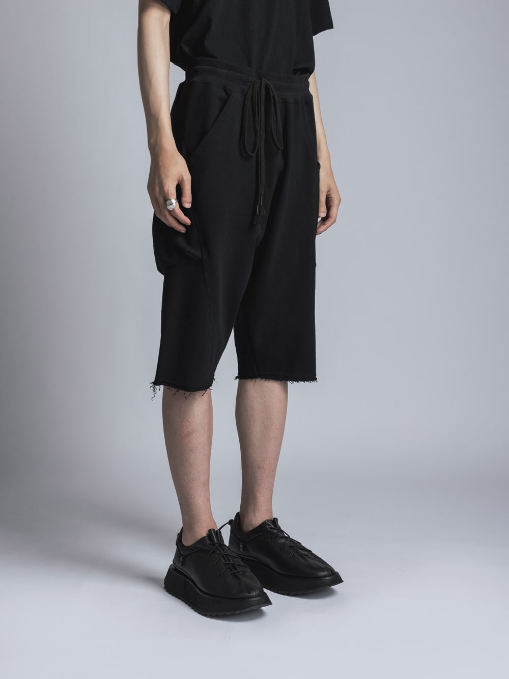 Sweat Short Pants  Black