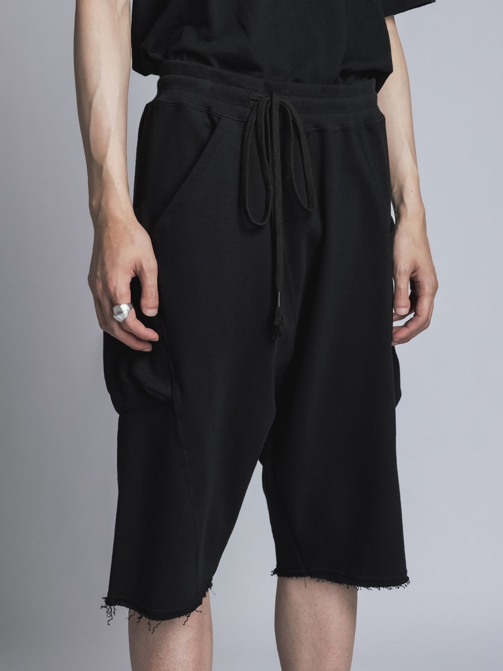 Sweat Short Pants  Black