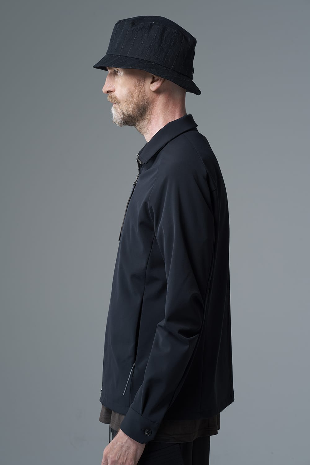 Drizzler jacket merino wool jersey bonding