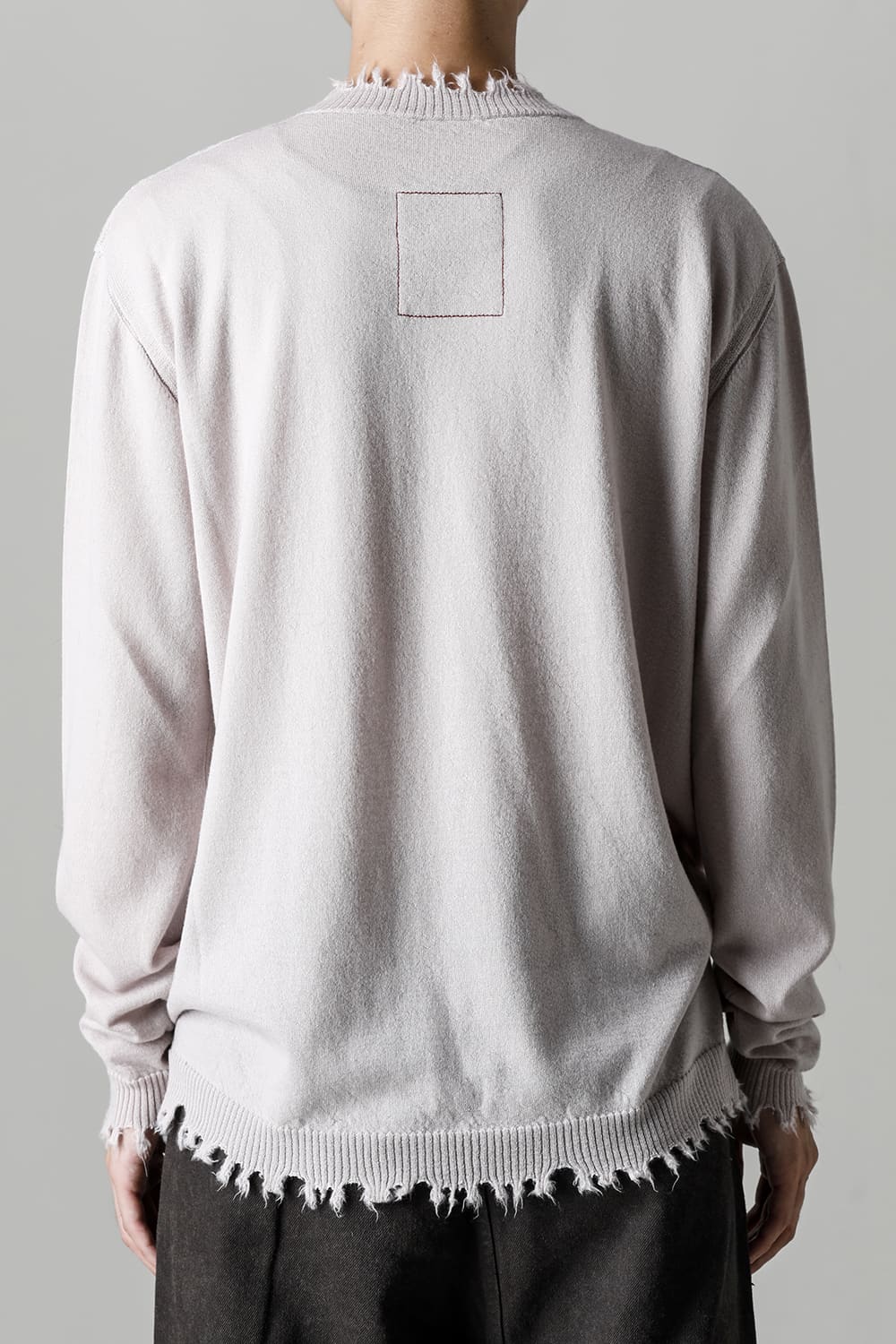 ロングスリーブ ニットトップ. オフホワイト