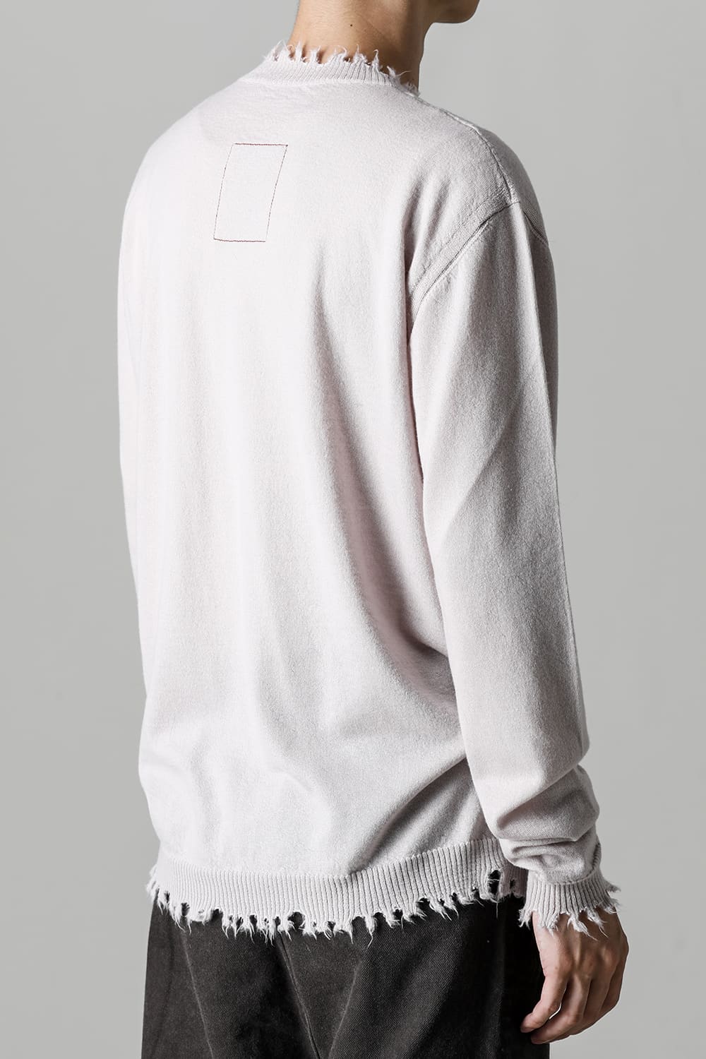 ロングスリーブ ニットトップ. オフホワイト