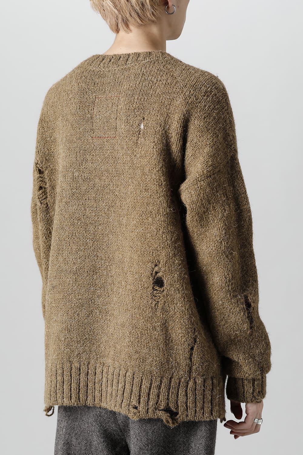 ロングスリーブ ニットトップ