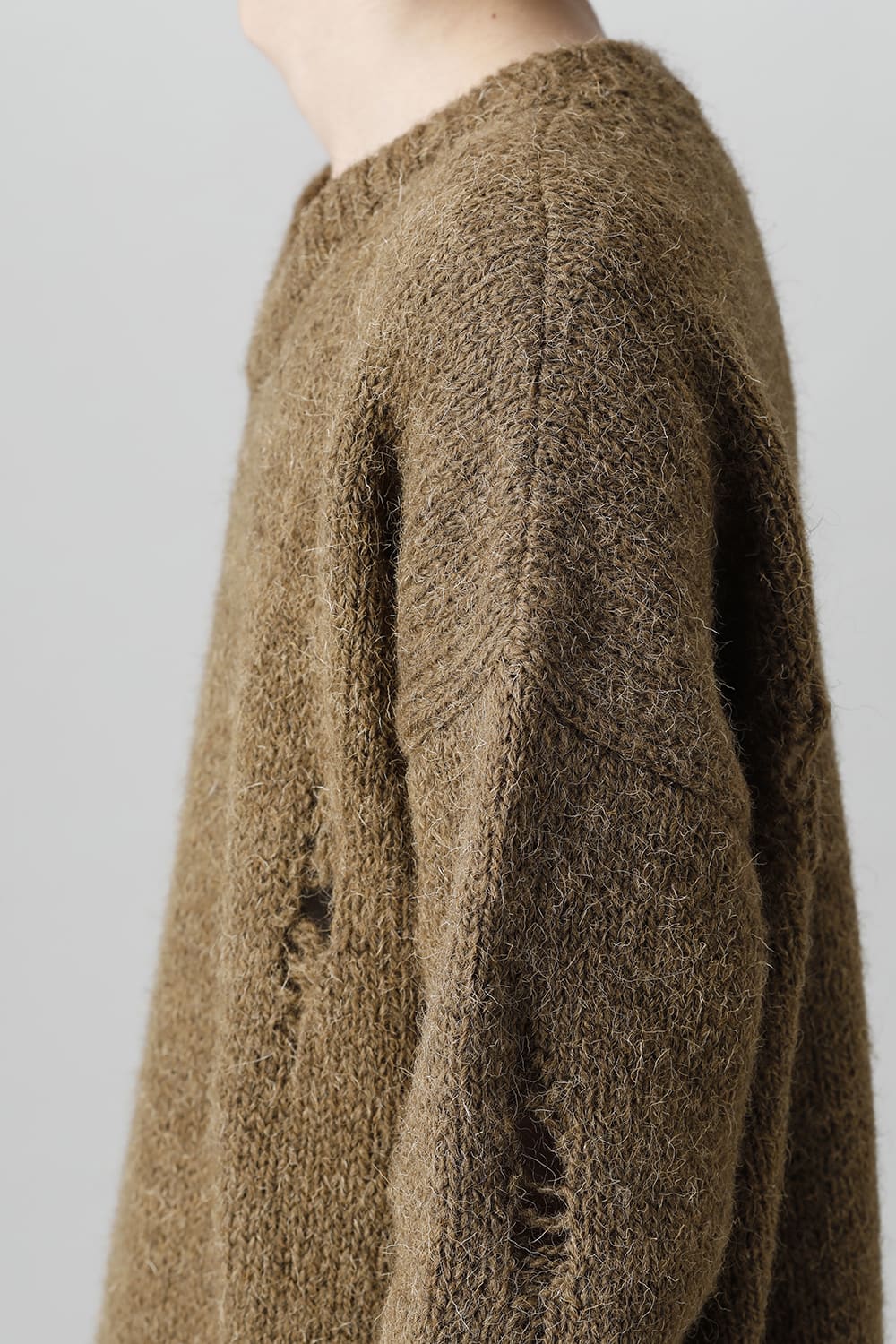 ロングスリーブ ニットトップ