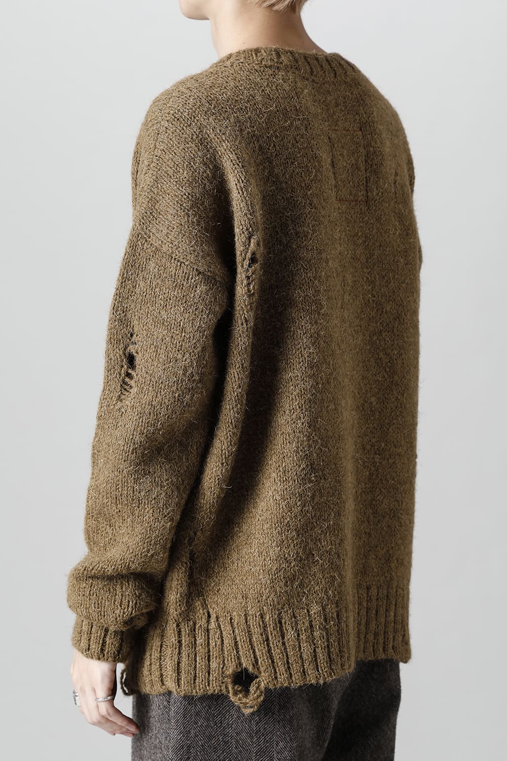 ロングスリーブ ニットトップ