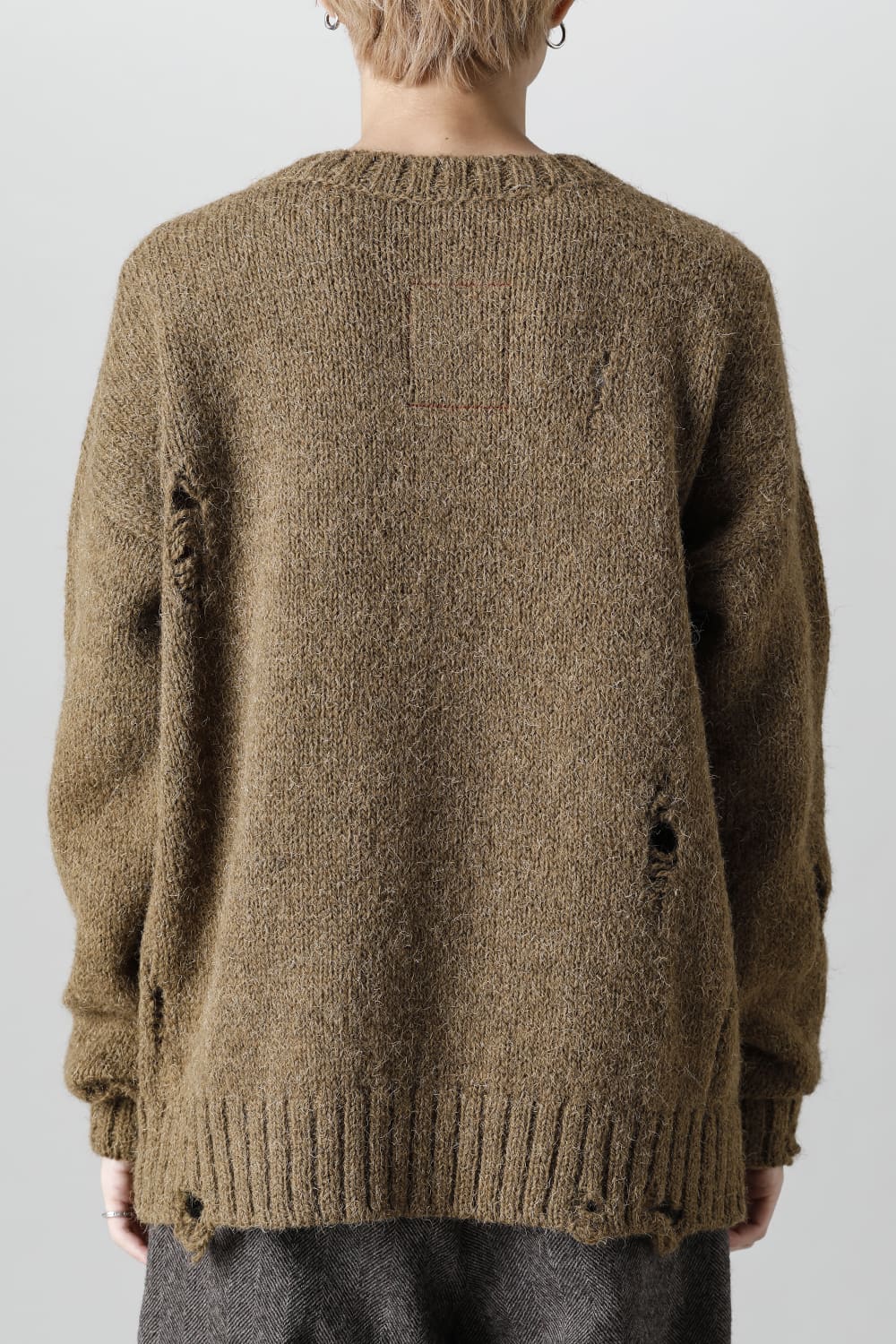 ロングスリーブ ニットトップ