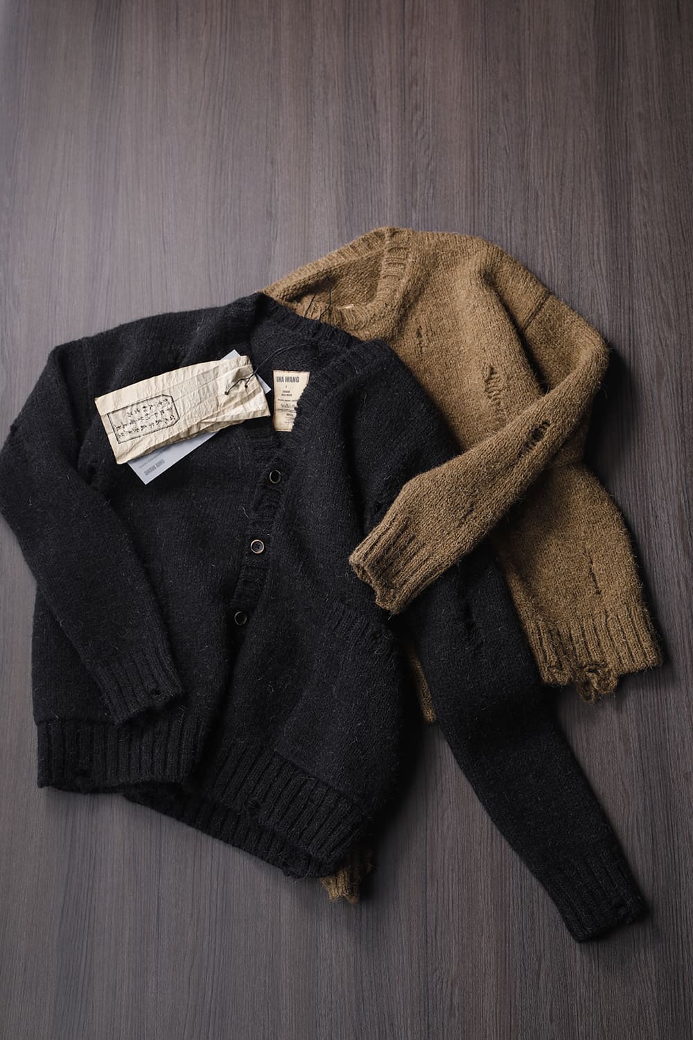 ロングスリーブ ニットトップ