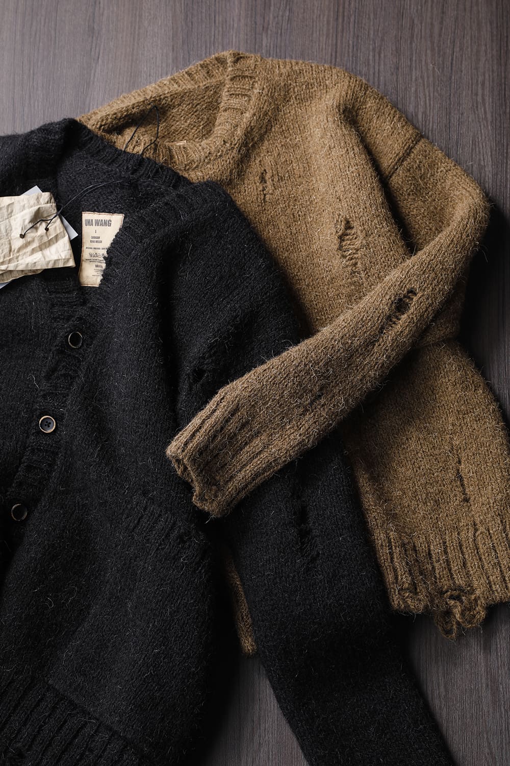 ロングスリーブ ニットトップ