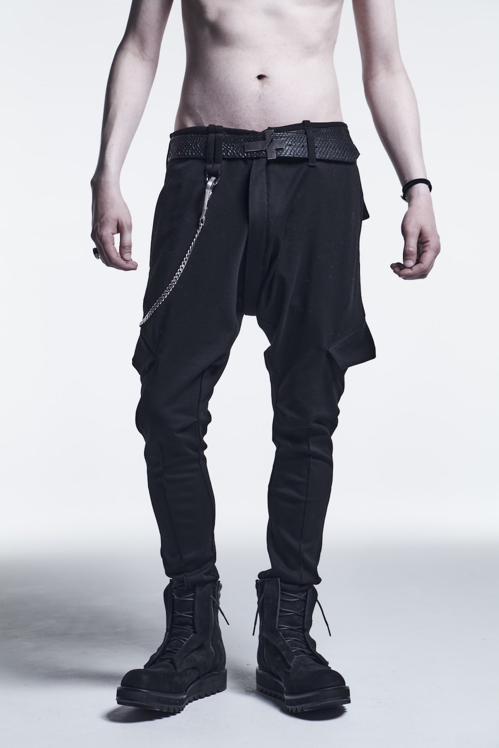 Saruel Cargo Pants Black