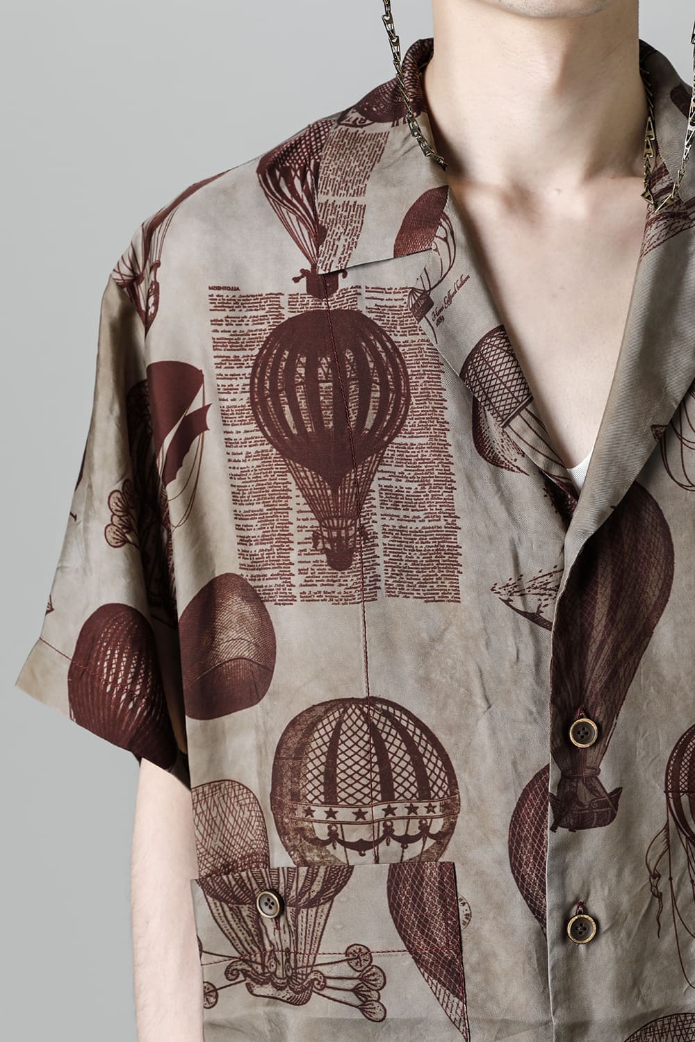 Open Sollar Shirt TERRY