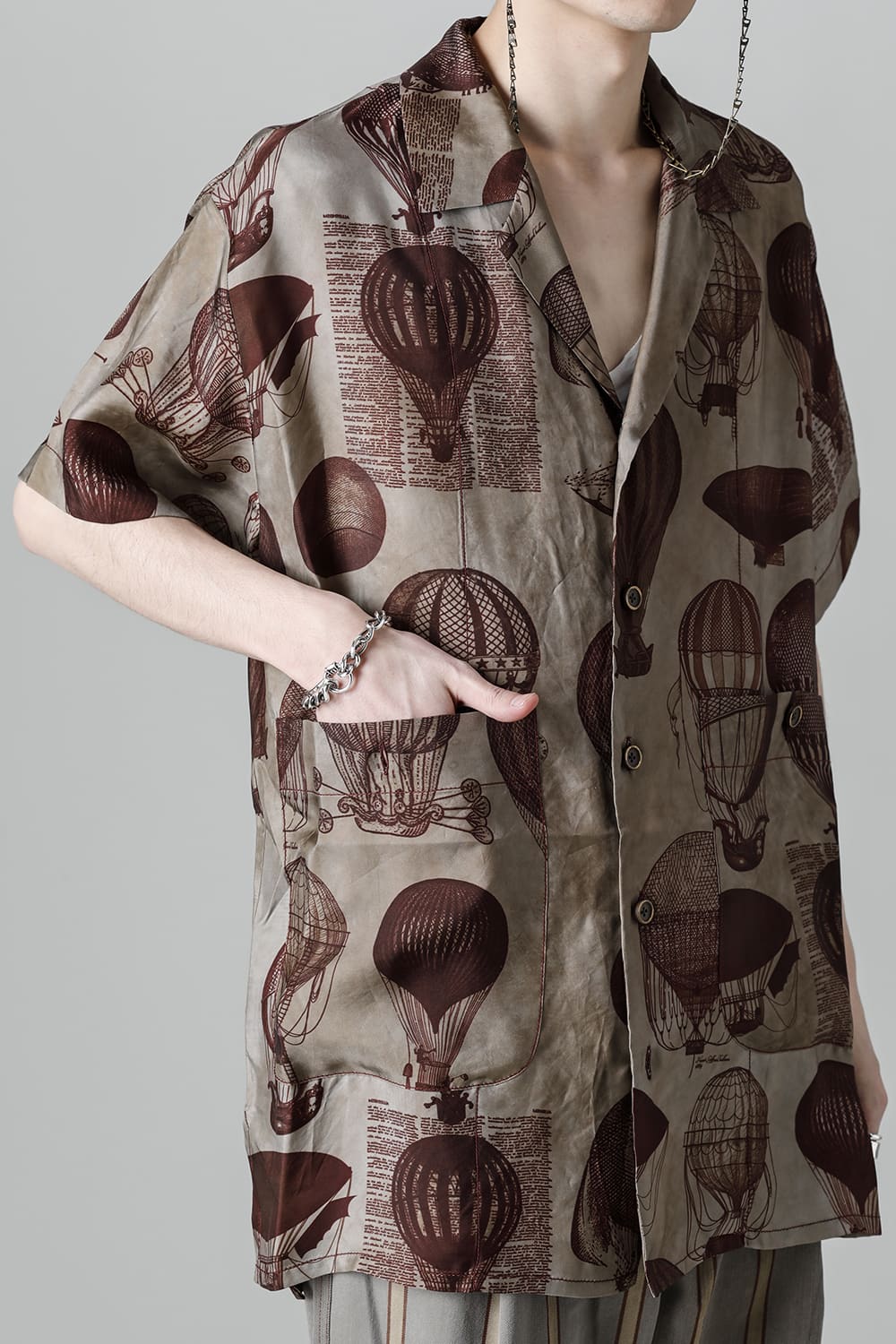 Open Sollar Shirt TERRY