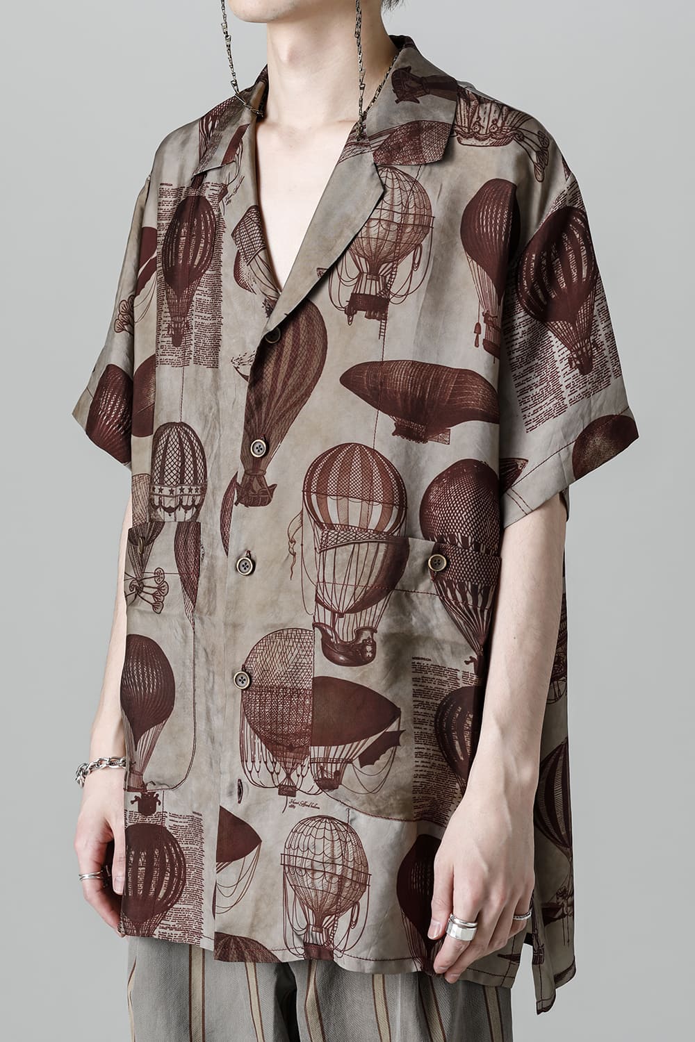 Open Sollar Shirt TERRY