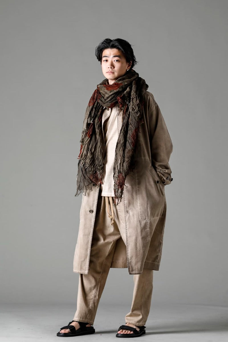 ドロップ クロッチ デニム パンツ タン