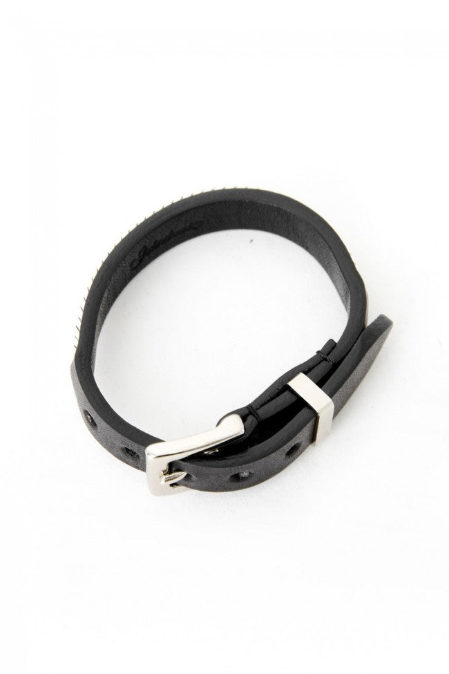 17SS Oil Cow + Chain Bracelet BLACK x SILVER